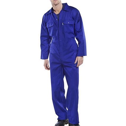 Click Workwear Regular Boilersuit, Size 46, Royal Blue