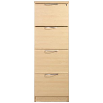 Sonix Filing Cabinet / 4-Drawer / Foolscap / Maple