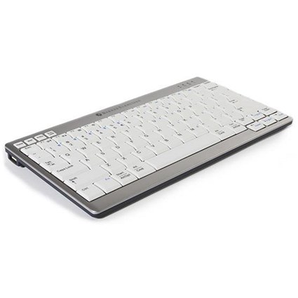 Bakker Elkhuizen UltraBoard 940 Compact Keyboard / Wireless and USB Connectivity / Silver