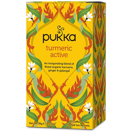 Pukka Turmeric Active Tea Bags - Pack of 20