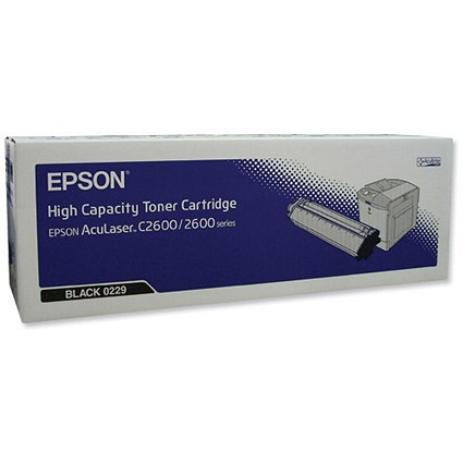 Epson S050229 Laser Toner Cartridge High Yield Page Life 5000pp Black Ref C13S050229