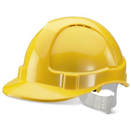 B-Brand Economy Vented Safety Helmet - Yellow