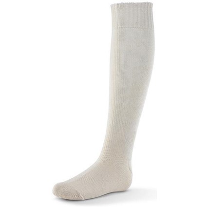 Click Workwear Sea Boots Socks Wool/Nylon, Size 10.5, White