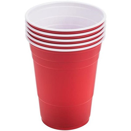 Solo 12oz Party Cups / Red / Pack of 50