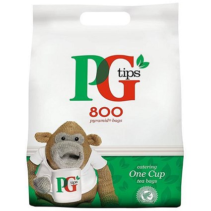 PG Tips 1 Cup Tea Bags - Pack 800