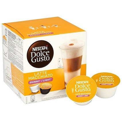 Nescafe Skinny Latte Capsules for Dolce Gusto Machine - 24 Servings