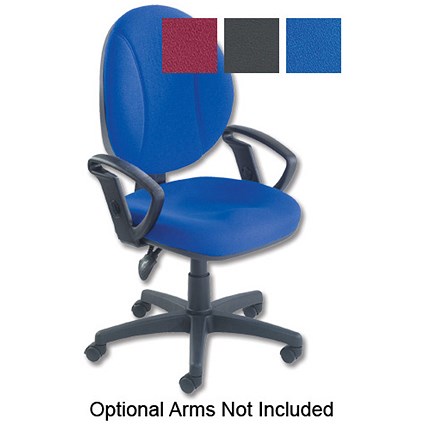 Trexus Posture Operators Chair High Back H520mm Seat W460xD460xH465-585mm Blue