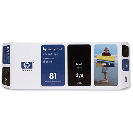 HP 81 Black Ink Cartridge