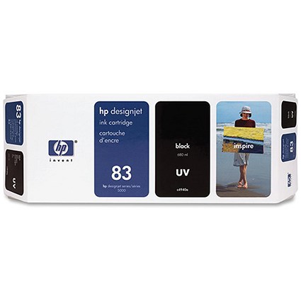 HP 83 Black UV Ink Cartridge