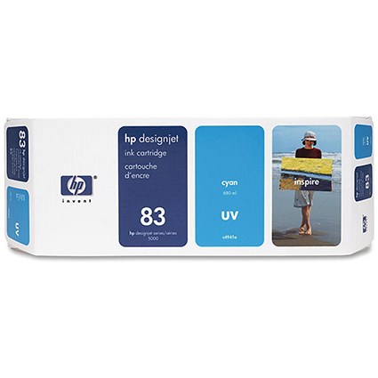 HP 83 Cyan UV Ink Cartridge