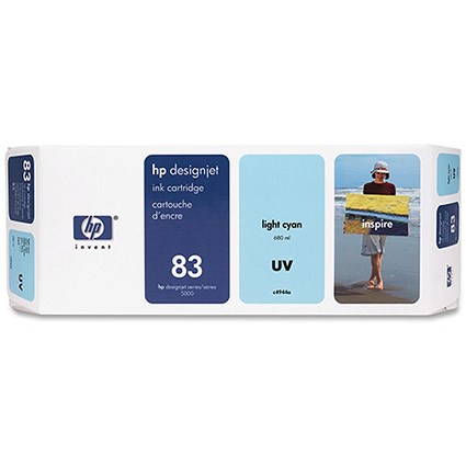 HP 83 Light Cyan UV Ink Cartridge