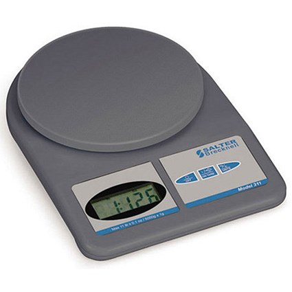 Salter Letter and Parcel Scale / Electronic / 1g Increments / Capacity 5kg / Grey