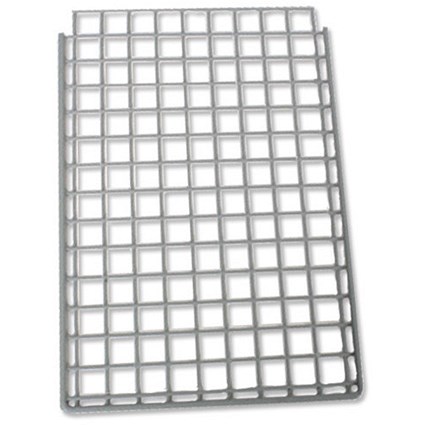 Versapak Single Extra Shelf Plastic-Coated Steel W267mm Grey for Versapak Mailsorter