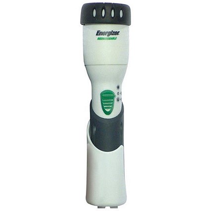 Energizer Emergency Rechargeable Torch Nichia GS Shatterproof Lens 19hr 2AA1 UK Plug