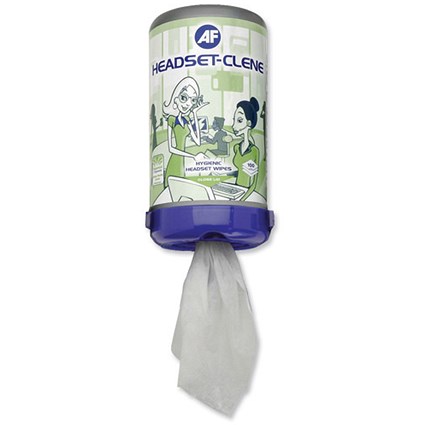 AF Clene Swipe Tub Headset Clene Antibacterial Wipes Fragrance Peppermint