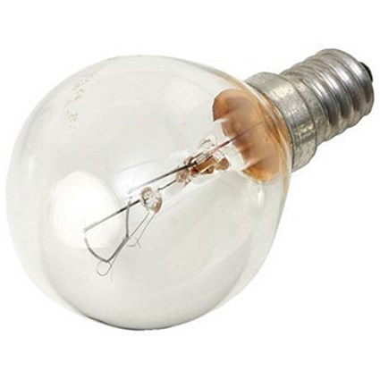 Tungsram Light Bulb E14 SES Golf Ball Small Screw Fitting 40W Clear