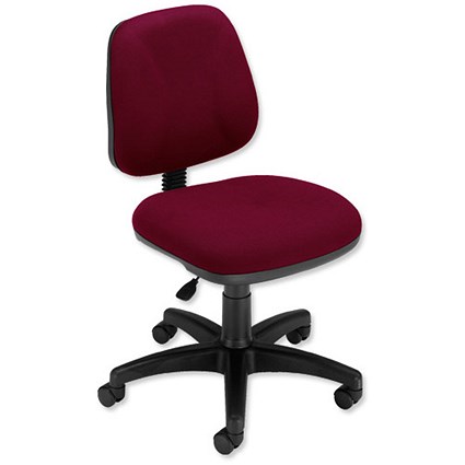 Trexus Intro Medium Back Chair - Claret
