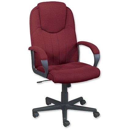 Trexus Intro Managers Armchair - Claret