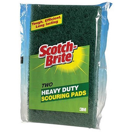 Heavy Duty Flat Scourer Twinpack - Pack of 12