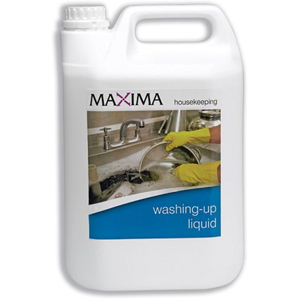 Maxima Washing-up Detergent for Glass and Crockery 5 Litres [Pack 2]