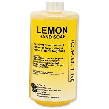 Maxima Liquid Soap Hand Wash Dispenser Refill Lemon 1 Litre Ref KSEMAXLS1