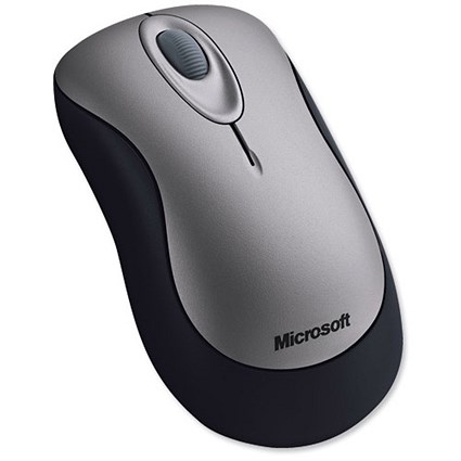 Microsoft Wireless Mouse 2000 Optical Cordless Ambidextrous Customisable Buttons