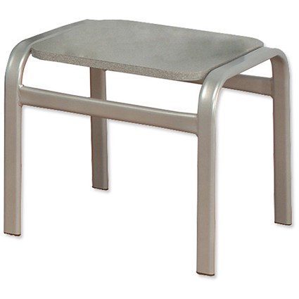 Sonix Reception Table Square W450xD450x430mm Silver