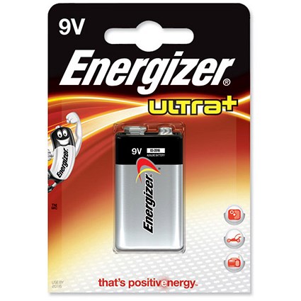 Energizer UltraPlus Battery Alkaline PP3 9V