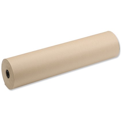 Kraft Paper Packaging Roll / 70gsm / 800mmx240m / Brown