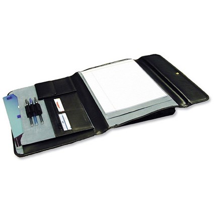 Masters Leather Folio Underarm Suede Interior W270xD40xH270mm Black