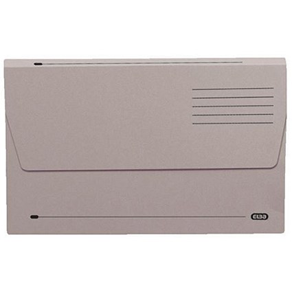 Elba A4 Document Wallets Half Flap / 285gsm / Buff / Pack of 50