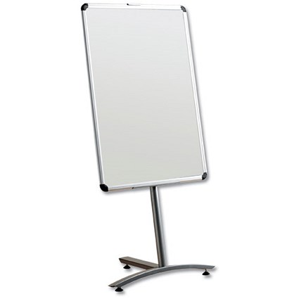 Nobo Foyer Combination Noticeboard Double-sided Drywipe and Blue Fabric W600x900mm