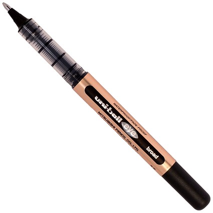 Uni-Ball EYE Broad UB-150-10 Rollerball Pen 1.0mm Tip Black (Pack 12) -