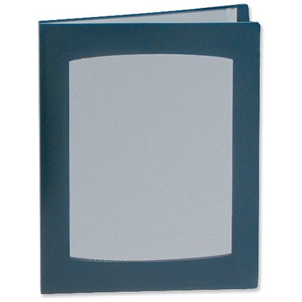 Rexel Clearview Display Book 12 Pockets A4 Blue
