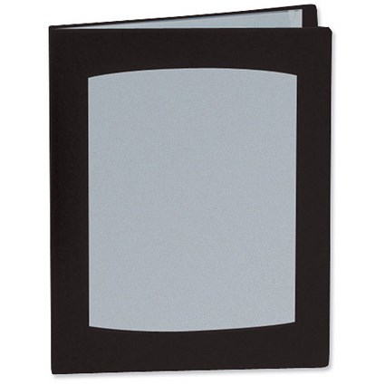 Rexel Clearview Display Book, A4, 50 Pockets, Black