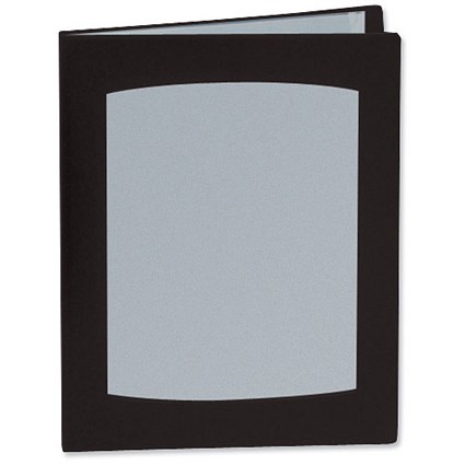 Rexel Clearview Display Book / A4 / 100 Pockets / Black