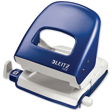 Leitz Nexxt 5008 Punch 2-Hole Metal Medium-duty Capacity 30x 80gsm Blue and Grey