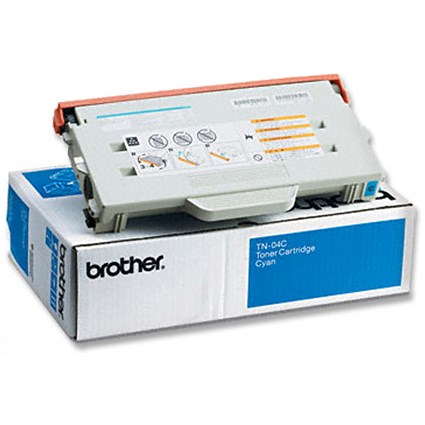 Brother Laser Toner Cartridge Page Life 6600pp Cyan Ref TN04C
