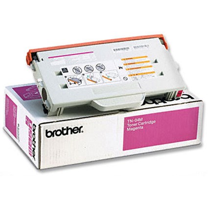 Brother Laser Toner Cartridge Page Life 6600pp Magenta Ref TN04M