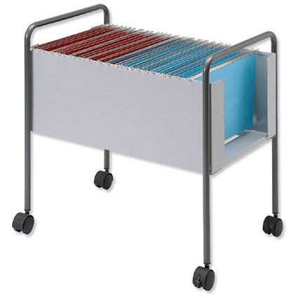 Steel Suspension Filing Trolley for 100 Foolscap Suspension Files