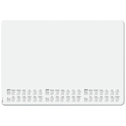Sigel Desk Pad, Dotted Design with 3 Year Calendar, 595 x 410mm, 80gsm, 30 Sheets