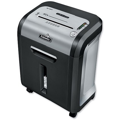 Fellowes MS-450Ci Shredder 2x10mm Cross-Cut 23 Litre 12x80gsm 13.4kg W390xD325xH545mm Ref 3241401