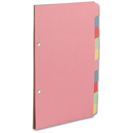 Concord Subject Dividers / 10-Part / A5 / Pack of 10