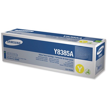 Samsung CLX-Y8385A Yellow Laser Toner Cartridge