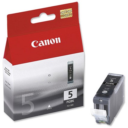Canon PGI-5BK Black Inkjet Cartridges (Twin Pack)