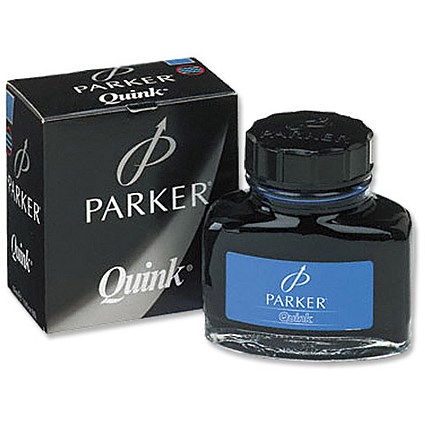 Parker Quink Bottled Ink / Washable / 57ml Bottle / Royal Blue