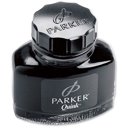 Black Parker Quink Bottled Ink / Permanent / 57ml Bottle
