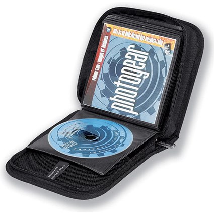 Fellowes Multimedia Wallet for CD DVD Diskette or Zip Capacity 24 CDs Ref 58074