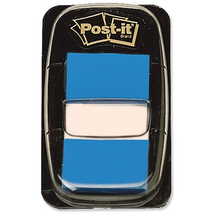 Post-it Index Flags 50 per Pack 25mm Blue Ref 680-2