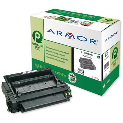 Armor Compatible Laser Toner Cartridge Black [HP Q6511A Equivalent] Ref K12142